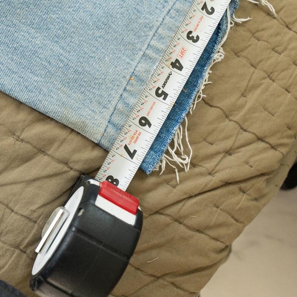 Custom handmade sashiko levis patchwork jeans size 31 x 30 - Picture 7 of 7